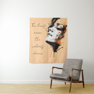 Silent Power Tapestr  Wandteppich