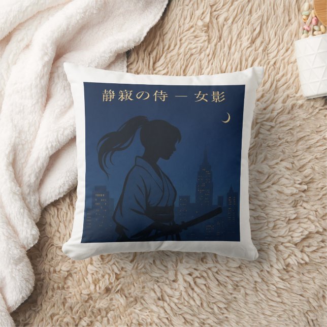 Silent Samurai – The Feminine Shadow: Urban Night Kissen (Decke)