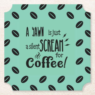 SILENT SCREAM PAPIER UNTERSETZER