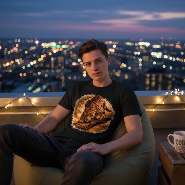 Silent Stalker Leopard | African Wildlife Predator Tri-Blend Shirt (Von Creator hochgeladen)