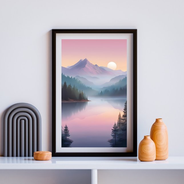 Silent Valley bei Sunset Poster (Von Creator hochgeladen)