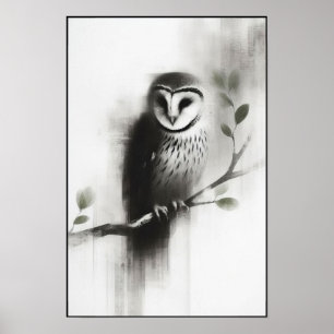Silent Watcher Abstrakt Poster