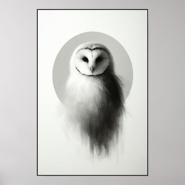 Silent Watcher Abstrakt Poster (Vorne)