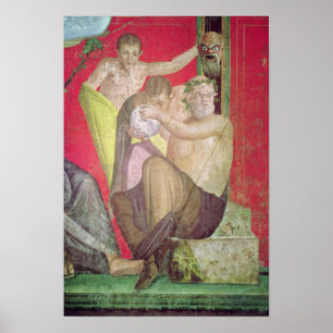 Silenus und der junge Satyr, Ostmauer Poster