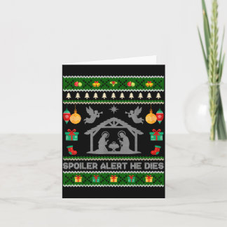 Siler Alarm Er stirbt Jesus Weihnachtsszene Hässli Karte