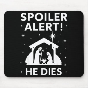 Siler Weihnachts-Nativitäts-Szene Lustig Christlic Mousepad
