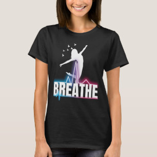 Silhouette Achtsamkeit, Meditation, Wellness T-Shirt