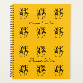 Silhouette African Art Celebration Dor Orange Planer