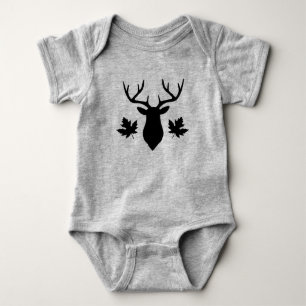 Silhouette-Ahornleaf Baby Strampler