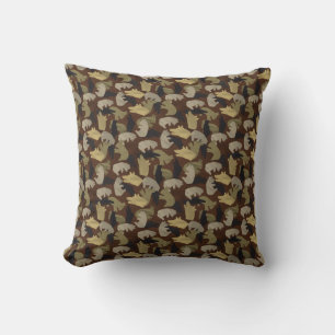 Silhouette Animal Camouflage Brown Kissen