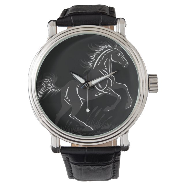 Silhouette aufziehen armbanduhr (Vorderseite)