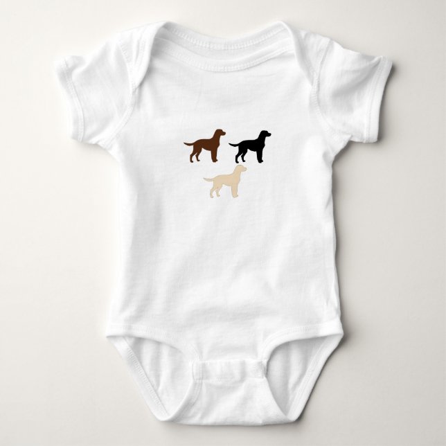 Silhouette Baby Strampler (Vorderseite)