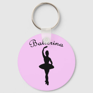 Silhouette Ballerina Schlüsselanhänger