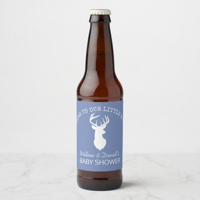 Silhouette Bierflasche Bierflaschenetikett (Vorderseite)