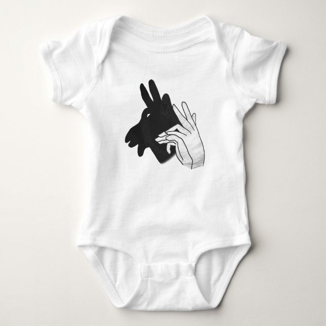 Silhouette Billy Goat Baby Strampler (Vorderseite)