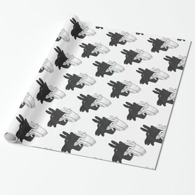 Silhouette Billy Goat Geschenkpapier (Ungerollt)