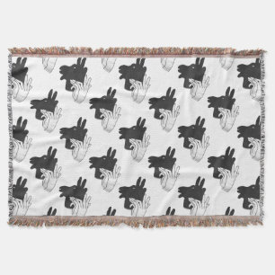 Silhouette Billy Goat Gray Decke