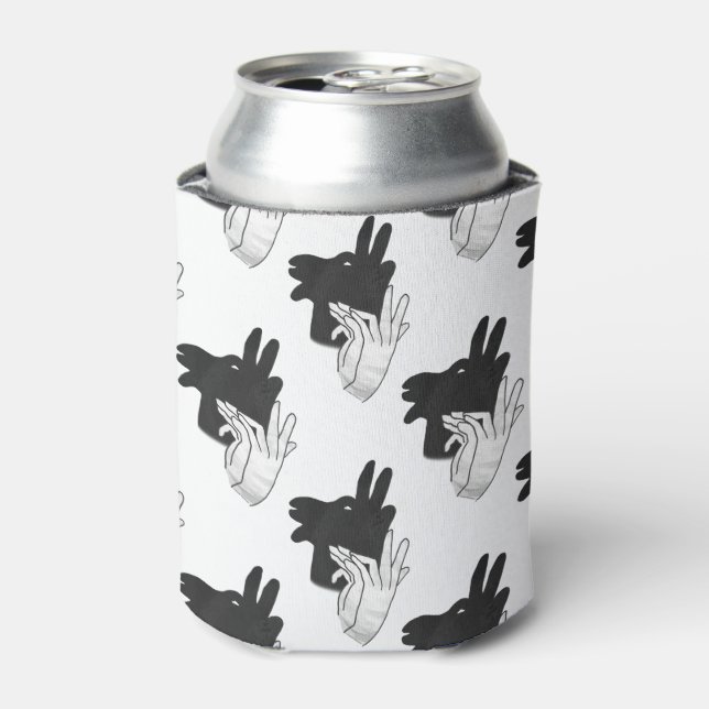 Silhouette Billy Goat Gray Dosenkühler (Kanne Vorderseite)