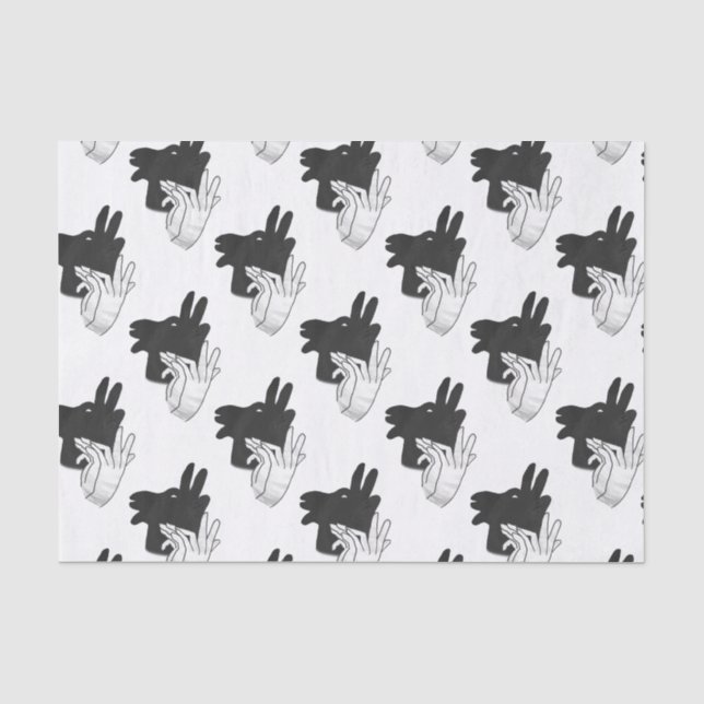 Silhouette Billy Goat Gray Seidenpapier (Vorderseite)