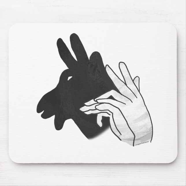 Silhouette Billy Goat Mousepad (Vorne)