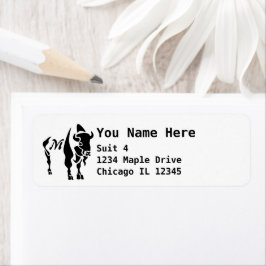 Silhouette Black Buffalo Monogram