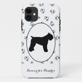 Silhouette Bouvier des Flandres Case-Mate iPhone Hülle