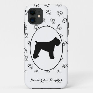Silhouette Bouvier des Flandres Case-Mate iPhone Hülle