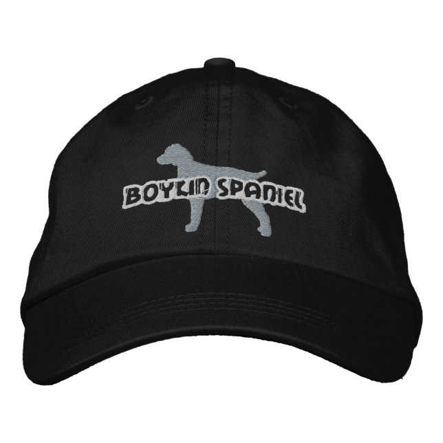 Silhouette Boykin Spaniel Casquette brodé (Devant)