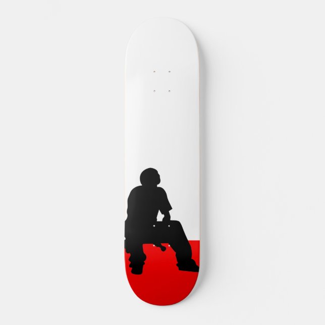 Silhouette-Brett Skateboard (Vorderseite)