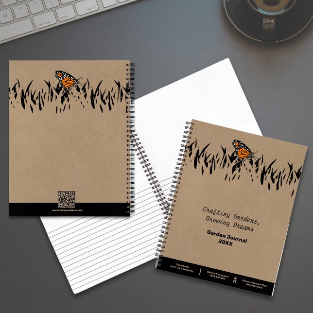 Silhouette Butterfly Garden Notizbuch (Promotional Lawn Silhouette Butterfly Garden Notebook)