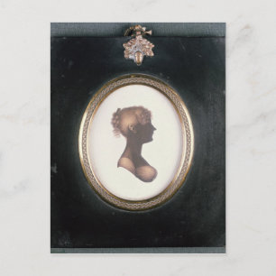 Silhouette Cassandra Austen, c.1809 Postkarte