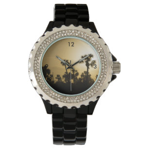 Silhouette Cocoa Palm Armbanduhr
