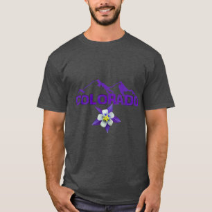 Silhouette Colorado Kolumbien Staat T-Shirt