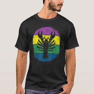 Silhouette Crab Mardi Gras Masqu T-Shirt