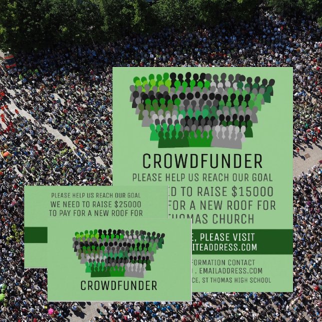 Silhouette Crowddesign, Crowdfunder, Crowdfunding Flyer (Von Creator hochgeladen)