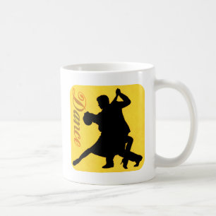 Silhouette Dancing Couple Kaffeetasse