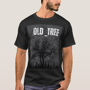 Silhouette d'Arbre Ancien - T-Shirt Arbre Nu Vinta