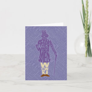 Silhouette de citation de Willy Wonka