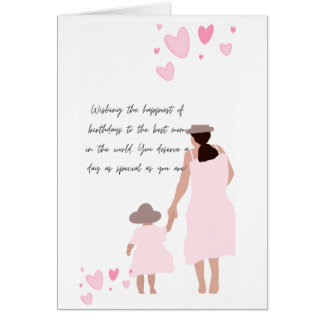 Silhouette de cœur rose de mère et fille