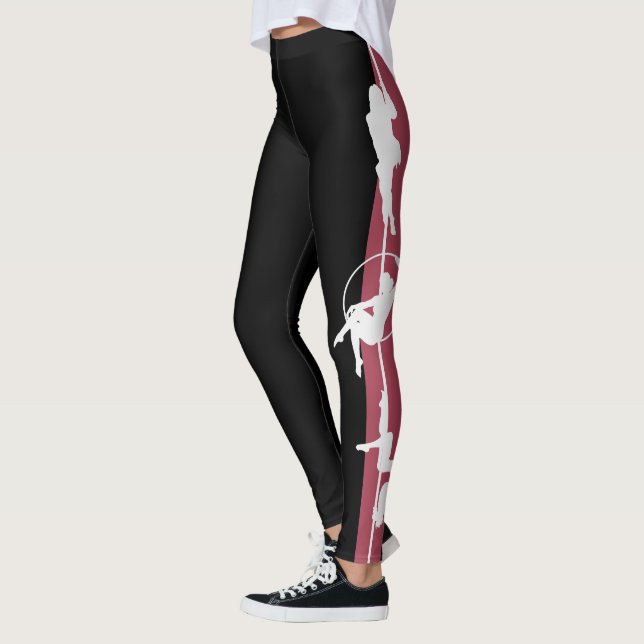 Silhouette de forme physique de Polonais legging : (Gauche)