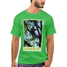 Silhouette de grimpeur d'arbre : T-shirt