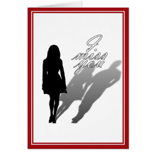 Silhouette de la femme disparue