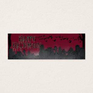 Silhouette de la scène du cimetière d'Halloween