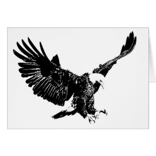 Silhouette de l'aigle d'atterrissage