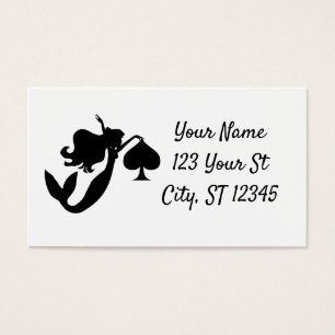 Silhouette de sirène noire Thunder_Cove