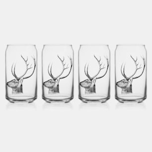 Silhouette de tête de cerf