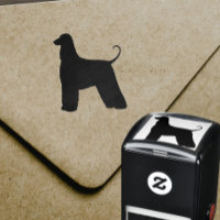 Silhouette der afghanischen Hunde