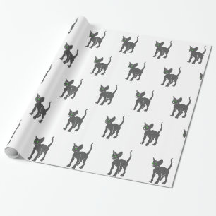 Silhouette der ägyptischen Katze - Wählen Sie die Geschenkpapier