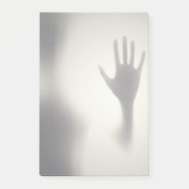 Silhouette der Alien Post-it Klebezettel