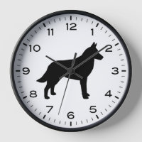 Silhouette der belgischen Malinois-Hunderezucht